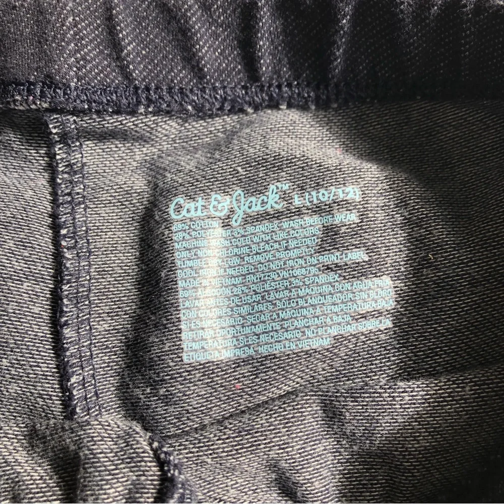 5x$25 Cat & Jack Dark Blue Capri Jeggings, 10
